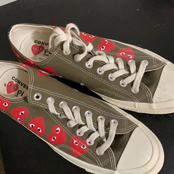 Comme Des Garçons Converse Sneakers NEW - Picture 1 of 4